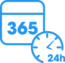 24時間365日予約OK！
